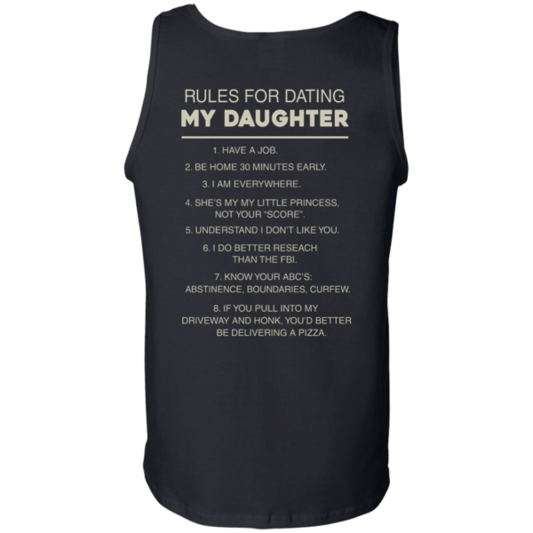 image 49 600x600px Rules For Dating My Daughter T Shirt, Hoodies & Tank Top