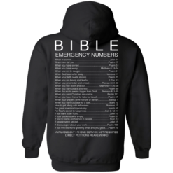 image 542 247x247px Bible Emergency Numbers T Shirts, Hoodies, Sweater