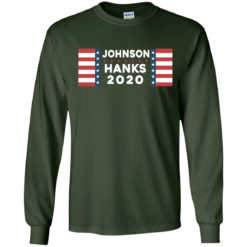 image 654 247x247px Johnson Hanks for president 2020 T Shirts, Hoodies, Tank Top
