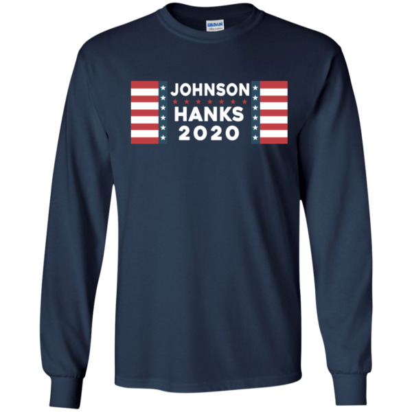 image 655 600x600px Johnson Hanks for president 2020 T Shirts, Hoodies, Tank Top