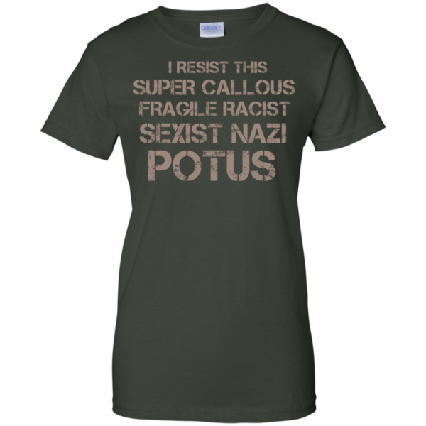 image 707 600x600px I Resist This Super Callous Fragile Racist Sexist Nazi Potus T Shirts