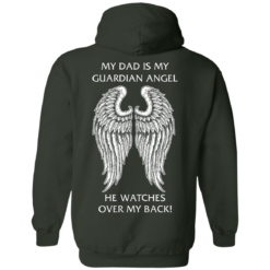 image 360 247x247px My Dad Is My Guardian Angel He Watches Over My Back T Shirts, Hoodies