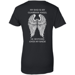 image 361 247x247px My Dad Is My Guardian Angel He Watches Over My Back T Shirts, Hoodies