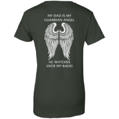 image 362 247x247px My Dad Is My Guardian Angel He Watches Over My Back T Shirts, Hoodies