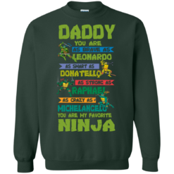image 461 247x247px Ninja Turtles: Daddy You Are As Brave As Leonardo Smart As Donatello T Shirts, Hoodies
