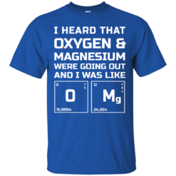 image 538 247x247px I Heard That Oxygen & Magnesium Were Going Out And I Was Like O Mg T Shirts