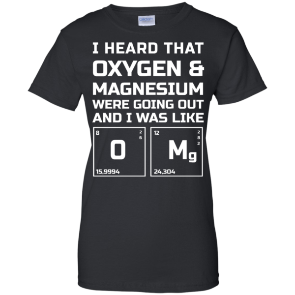 image 543 600x600px I Heard That Oxygen & Magnesium Were Going Out And I Was Like O Mg T Shirts