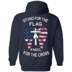 image 560 247x247px Stand For The Flag Kneel For The Cross T Shirts, Hoodies