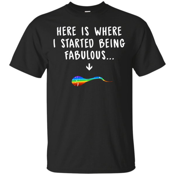 image 676 600x600px Here Is Where I Started Being Fabulous T Shirts, Hoodies