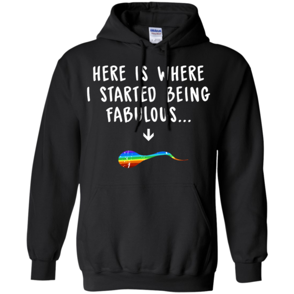 image 678 600x600px Here Is Where I Started Being Fabulous T Shirts, Hoodies