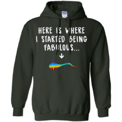 image 679 247x247px Here Is Where I Started Being Fabulous T Shirts, Hoodies