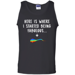 image 680 247x247px Here Is Where I Started Being Fabulous T Shirts, Hoodies