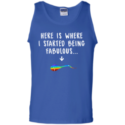 image 681 247x247px Here Is Where I Started Being Fabulous T Shirts, Hoodies