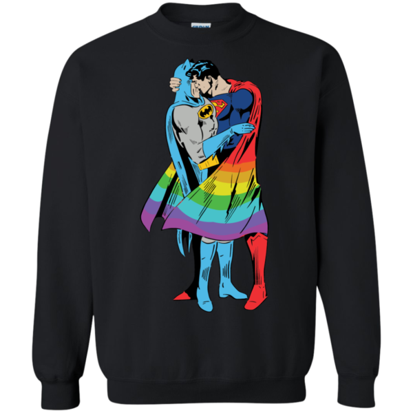 image 705 600x600px Superman Kiss Batman Love Is Love LGBT T Shirts, Hoodies