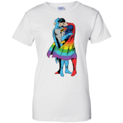 image 706 247x247px Superman Kiss Batman Love Is Love LGBT T Shirts, Hoodies
