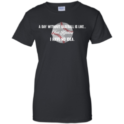 image 755 247x247px A Day Without Baseball Is Like... Just Kidding I Have No Idea T Shirts, Hoodies