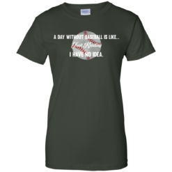 image 756 247x247px A Day Without Baseball Is Like... Just Kidding I Have No Idea T Shirts, Hoodies