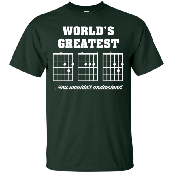 image 821 600x600px F Chord DAD Guitar World's Greatest Dad T Shirts, Hoodies