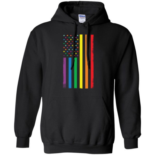image 922 600x600px Rainbow American Flag LGBT Gay Flag T Shirts, Hoodies