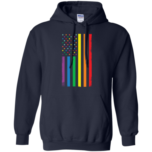 image 923 600x600px Rainbow American Flag LGBT Gay Flag T Shirts, Hoodies