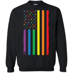 image 924 247x247px Rainbow American Flag LGBT Gay Flag T Shirts, Hoodies