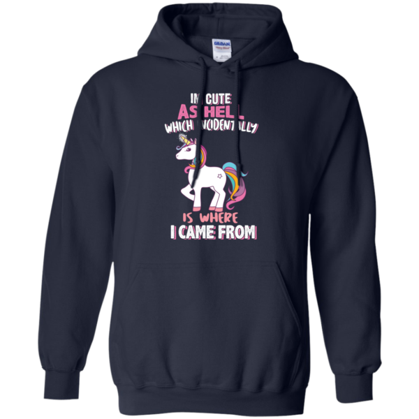 image 960 600x600px I'm Cute As Hell Which Incidentally Is Where I Came From T Shirts, Hoodies, Tank Top