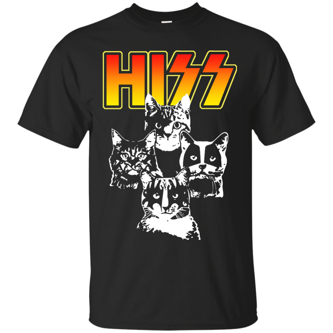 Hiss Kiss Cats Kittens Rock T-Shirts, Hoodies, Tank Top