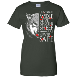 image 496 247x247px Leave One Wolf Alive And The Sheep Are Never Safe T Shirts, Hoodies, Tank