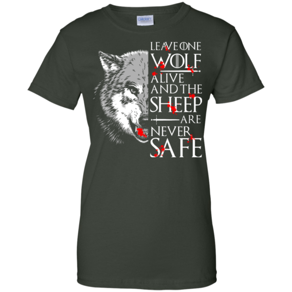 image 496 600x600px Leave One Wolf Alive And The Sheep Are Never Safe T Shirts, Hoodies, Tank