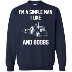 image 530 247x247px I'm A Simple Man I Like Tractor and Booobs T Shirts, Hoodies, Sweaters
