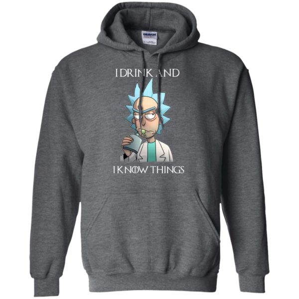 image 156 600x600px Rick and Morty I Drink and I Know Things T Shirts, Hoodies, Tank Top