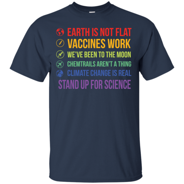image 239 600x600px Earth Is Not Flat Vaccines Work We've Been To The Moon T Shirts, Hoodies
