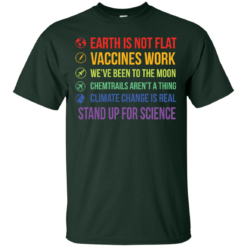 image 240 247x247px Earth Is Not Flat Vaccines Work We've Been To The Moon T Shirts, Hoodies
