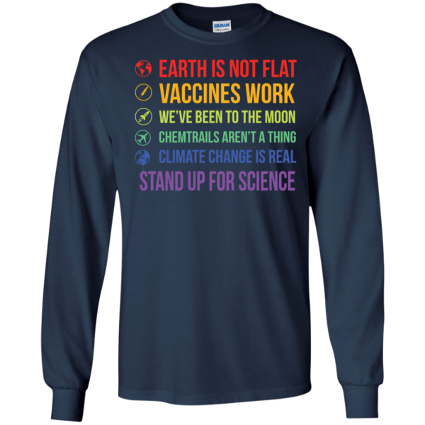 image 242 600x600px Earth Is Not Flat Vaccines Work We've Been To The Moon T Shirts, Hoodies