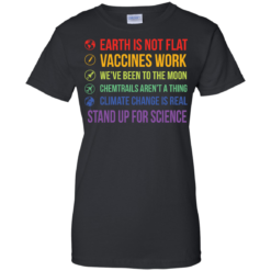 image 246 247x247px Earth Is Not Flat Vaccines Work We've Been To The Moon T Shirts, Hoodies