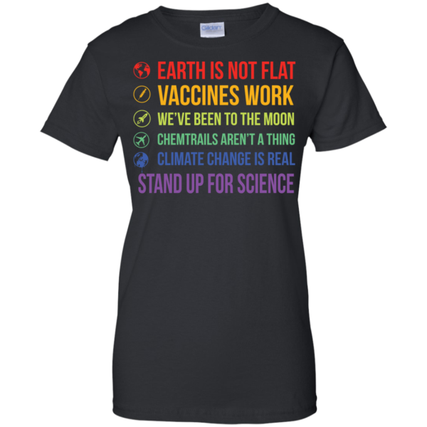 image 246 600x600px Earth Is Not Flat Vaccines Work We've Been To The Moon T Shirts, Hoodies