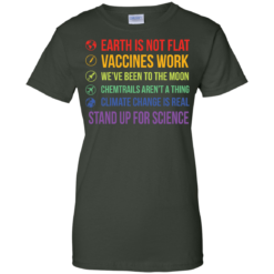 image 247 247x247px Earth Is Not Flat Vaccines Work We've Been To The Moon T Shirts, Hoodies