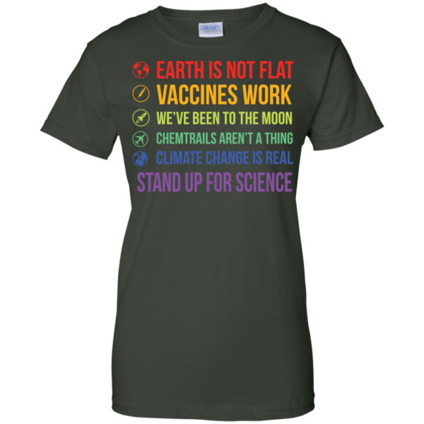 image 247 600x600px Earth Is Not Flat Vaccines Work We've Been To The Moon T Shirts, Hoodies