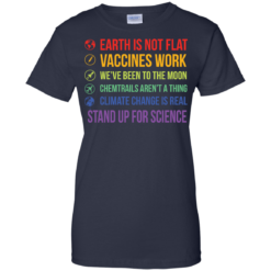 image 248 247x247px Earth Is Not Flat Vaccines Work We've Been To The Moon T Shirts, Hoodies