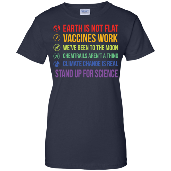 image 248 600x600px Earth Is Not Flat Vaccines Work We've Been To The Moon T Shirts, Hoodies