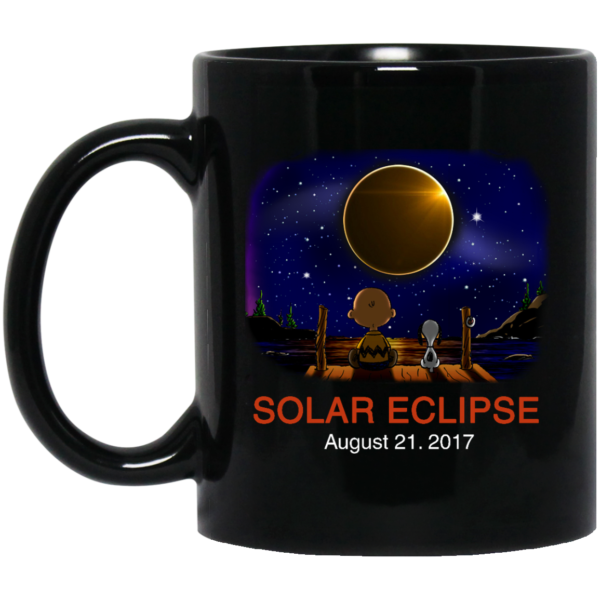image 268 600x600px Total Solar Eclipse August 21 2017 – Snoopy And Charlie Brown Coffee Mug