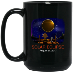 image 269 247x247px Total Solar Eclipse August 21 2017 – Snoopy And Charlie Brown Coffee Mug