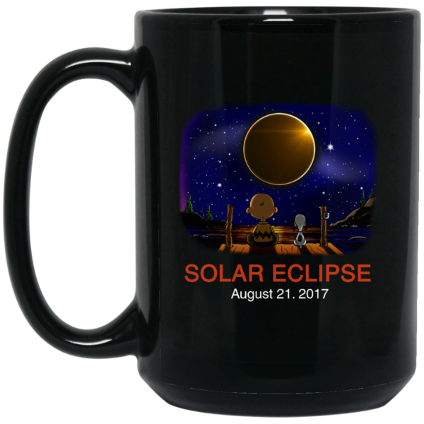 image 269 600x600px Total Solar Eclipse August 21 2017 – Snoopy And Charlie Brown Coffee Mug