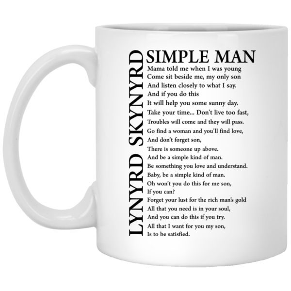 image 329 600x600px Lynyrd Skynyrd Simple Man Coffee Mug