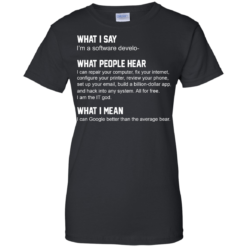 image 343 247x247px What People Hear When I Say I’m A Software Developer T Shirts, Hoodies, Tank