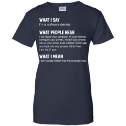 image 345 247x247px What People Hear When I Say I’m A Software Developer T Shirts, Hoodies, Tank