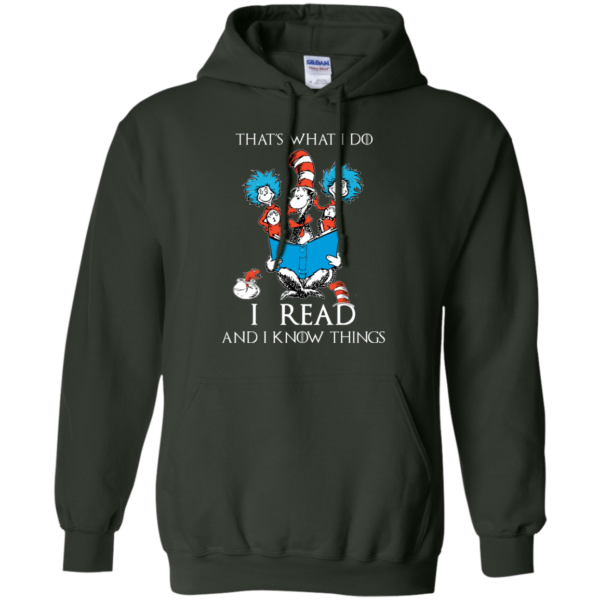 image 353 600x600px Dr Seuss: That's What I Do I Read And I Know Things T Shirts, Hoodies, Tank Top