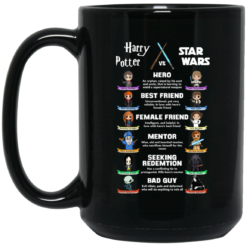 image 361 247x247px Harry Potter vs Star Wars: Hero, Best Friend, Female Friend Coffee Mug