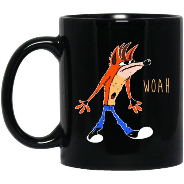 image 459 600x600px Crash Bandicoot Woah Coffee Mug