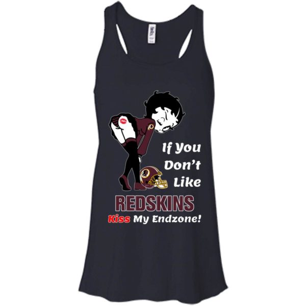 image 462 600x600px Betty Boop If you don't like Redskins kiss my endzone t shirt, hoodies, tank